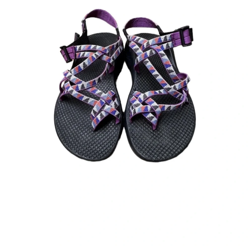 CHACO ZX/2 Classic Double Strap Toe Loop in Camper Purple Outdoor Sandals Size 9